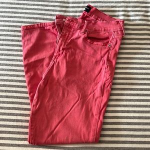 Gap Denim Red Leggings